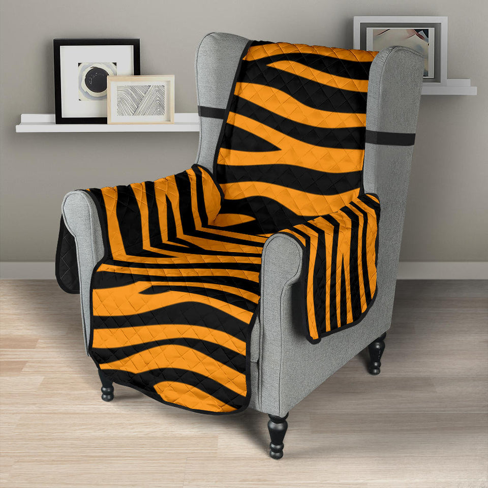 Bengal tigers skin print pattern background Chair Cover Protector