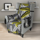 Hand drawn dragonfly pattern Chair Cover Protector