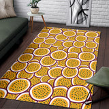 Passion Fruits Slice Pattern Area Rug