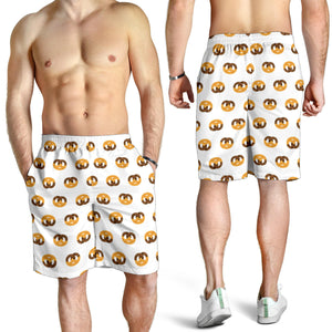 Pretzels Pattern Print Design 02 Men Shorts