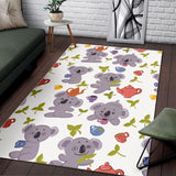 Cute Koalas Teapots Tea Area Rug