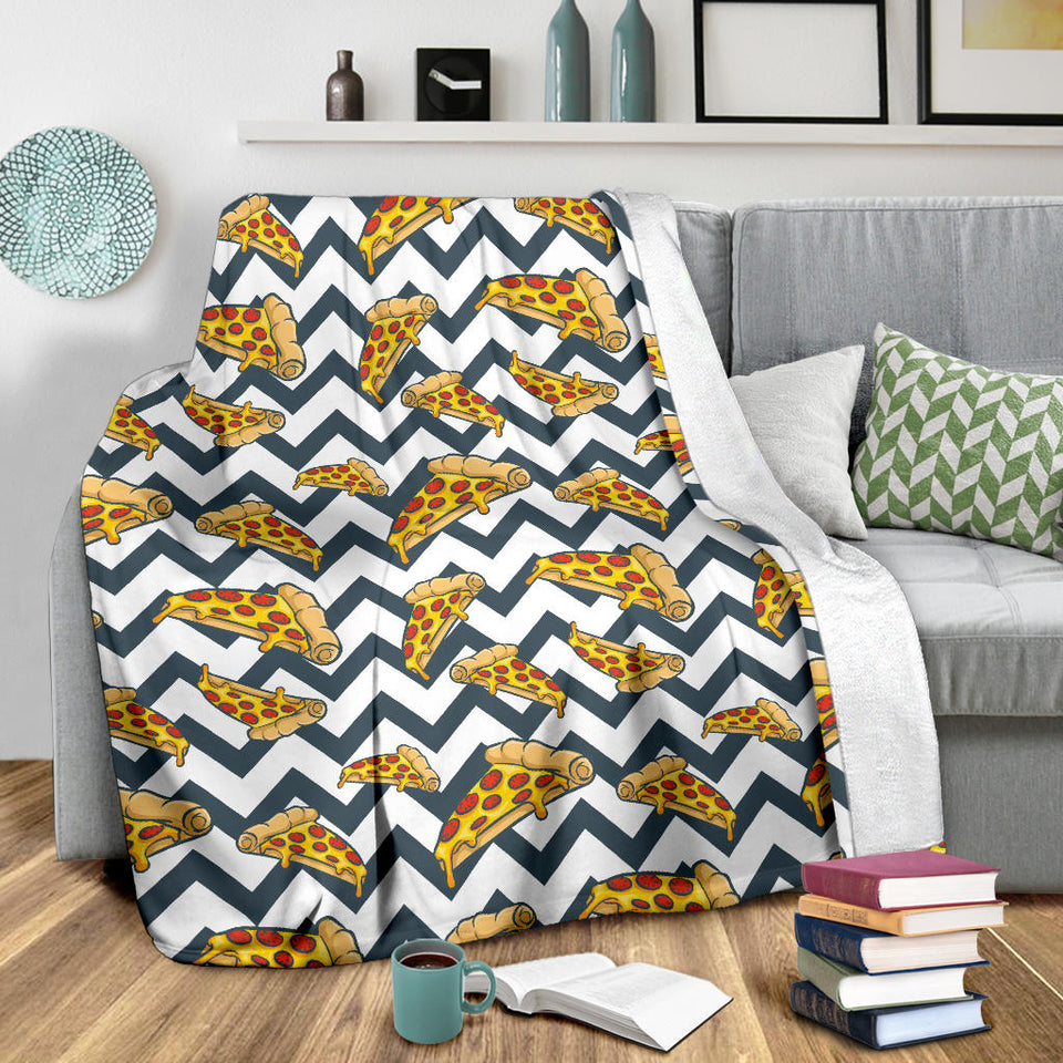 Pizza Design Pattern Premium Blanket