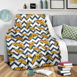 Pizza Design Pattern Premium Blanket