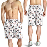 Ostrich Pattern Print Design 02 Men Shorts
