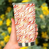 Fire Flame Watercolor Pattern Tumbler