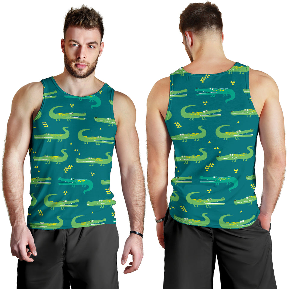 Crocodile pattern Men Tank Top