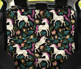 Unicorns Forest Background Dog Car Seat Covers