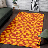 Potato Chips Pattern Print Design 05 Area Rug