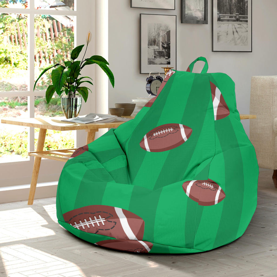 American Football Ball Field Background Bean Bag Cover