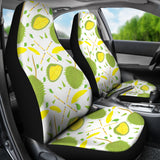 Durian Pattern Background Universal Fit Car Seat Covers