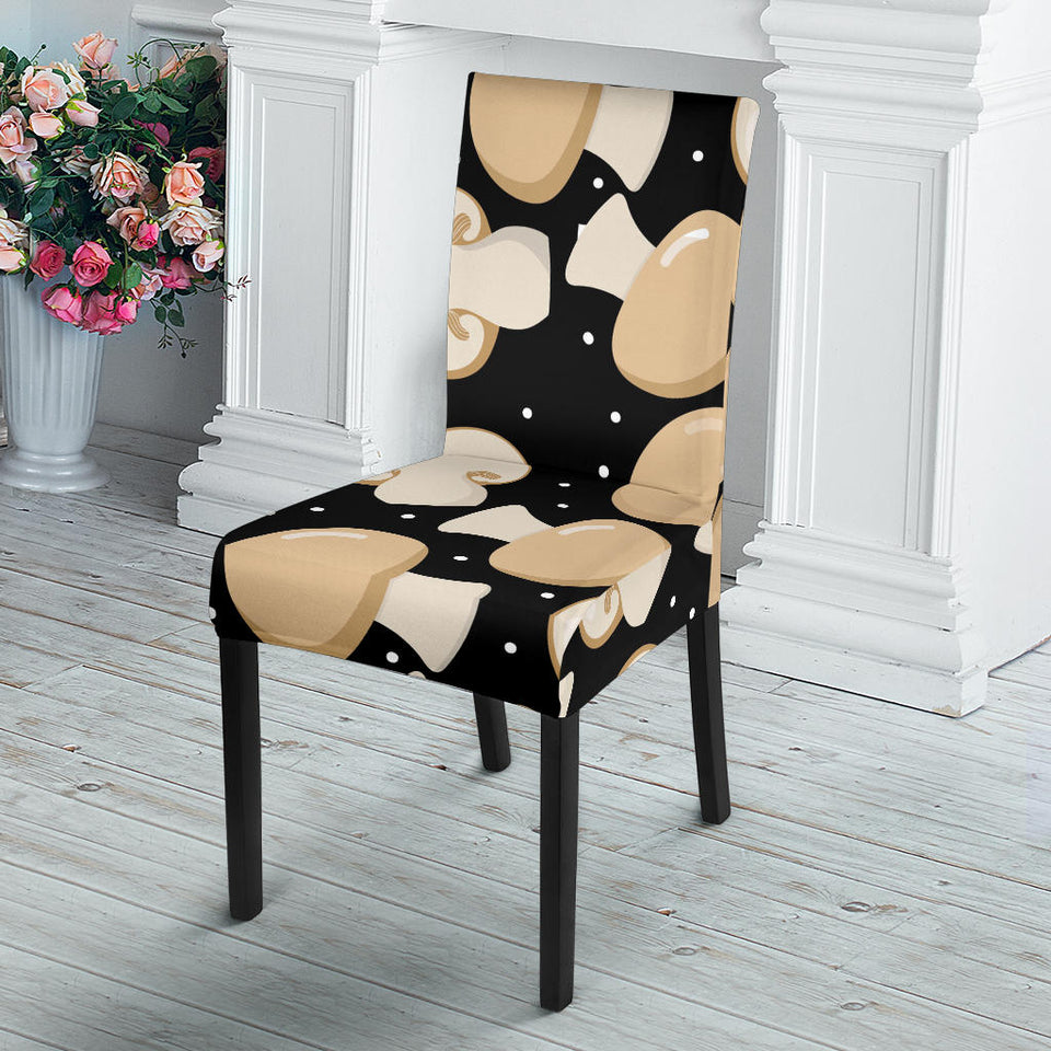 Champignon Mushroom Pattern Dining Chair Slipcover