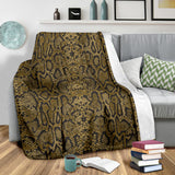 Snake Skin Pattern Premium Blanket