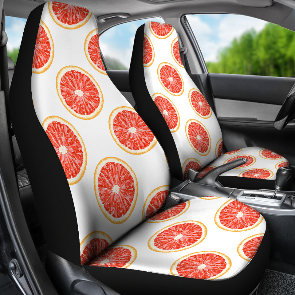 Grapefruit Pattern Universal Fit Car Seat Covers