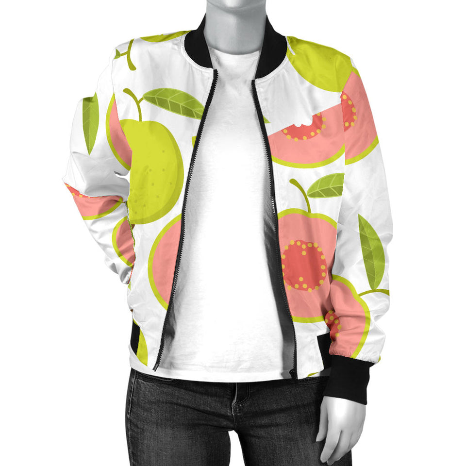 Guava Pattern Women'S Bomber Jacket