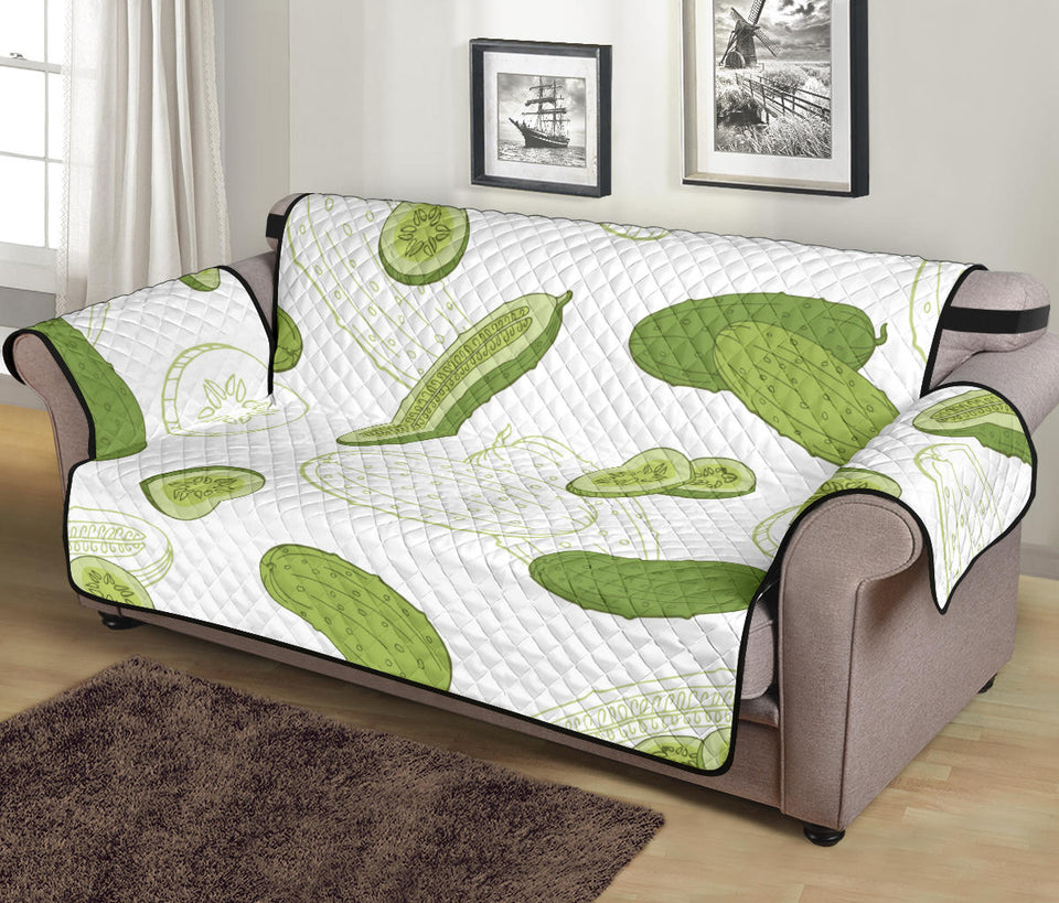 Cucumber sketch pattern Sofa Cover Protector