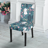 Cute Rabbit Pattern Dining Chair Slipcover