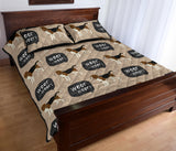 Beagle pattern Quilt Bed Set