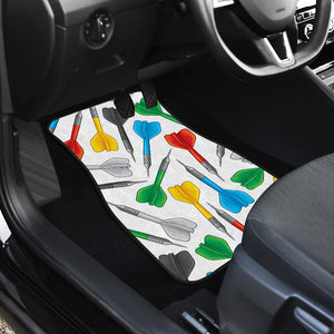Darts Pattern Print Design 03 Front Car Mats
