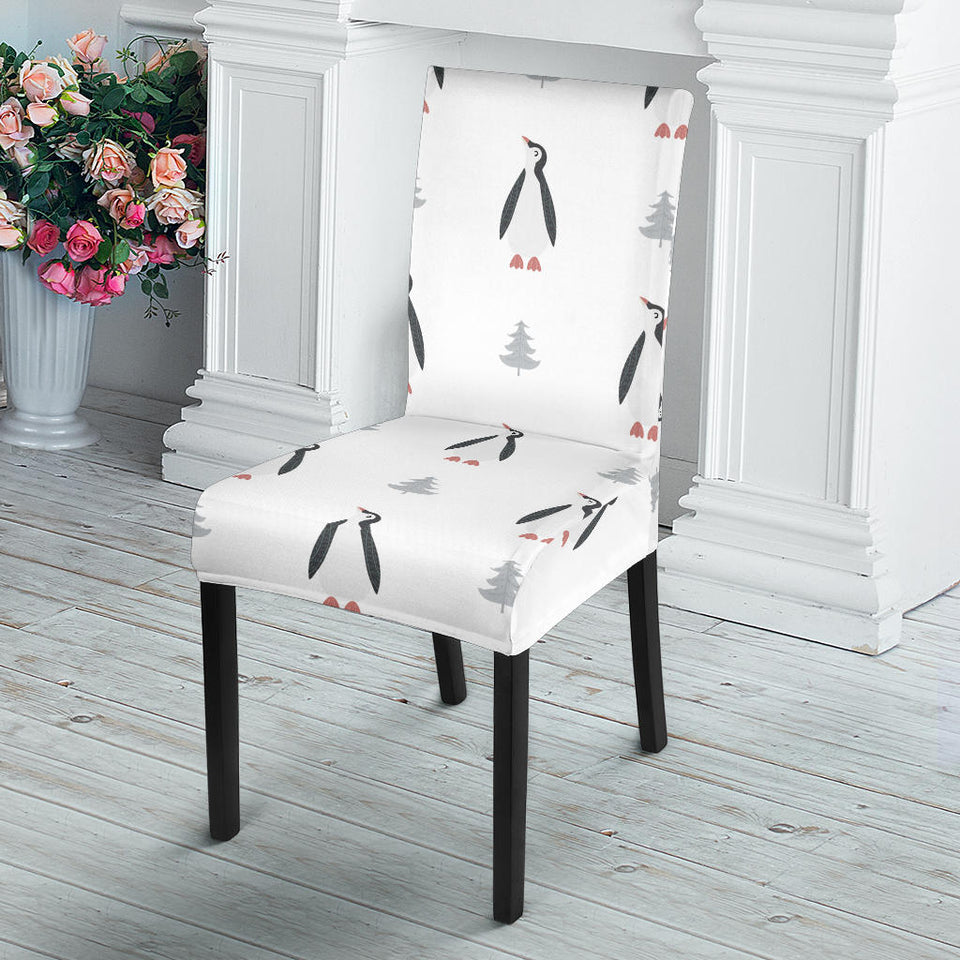 Penguin Pattern Dining Chair Slipcover