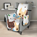 Cute Chihuahua dog pattern Chair Cover Protector