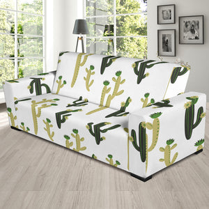 Cute Cactus Pattern Sofa Slipcover