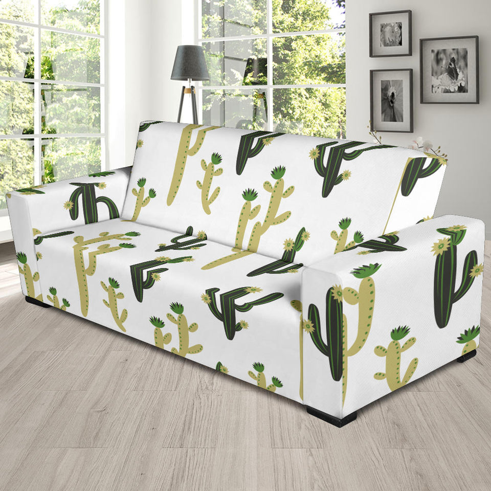 Cute Cactus Pattern Sofa Slipcover