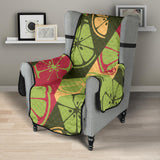 Cool Geometric lime pattern Chair Cover Protector