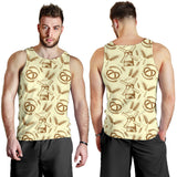 Windmill Wheat pattern Men Tank Top