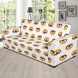 Pretzels Pattern Print Design 02  Sofa Slipcover