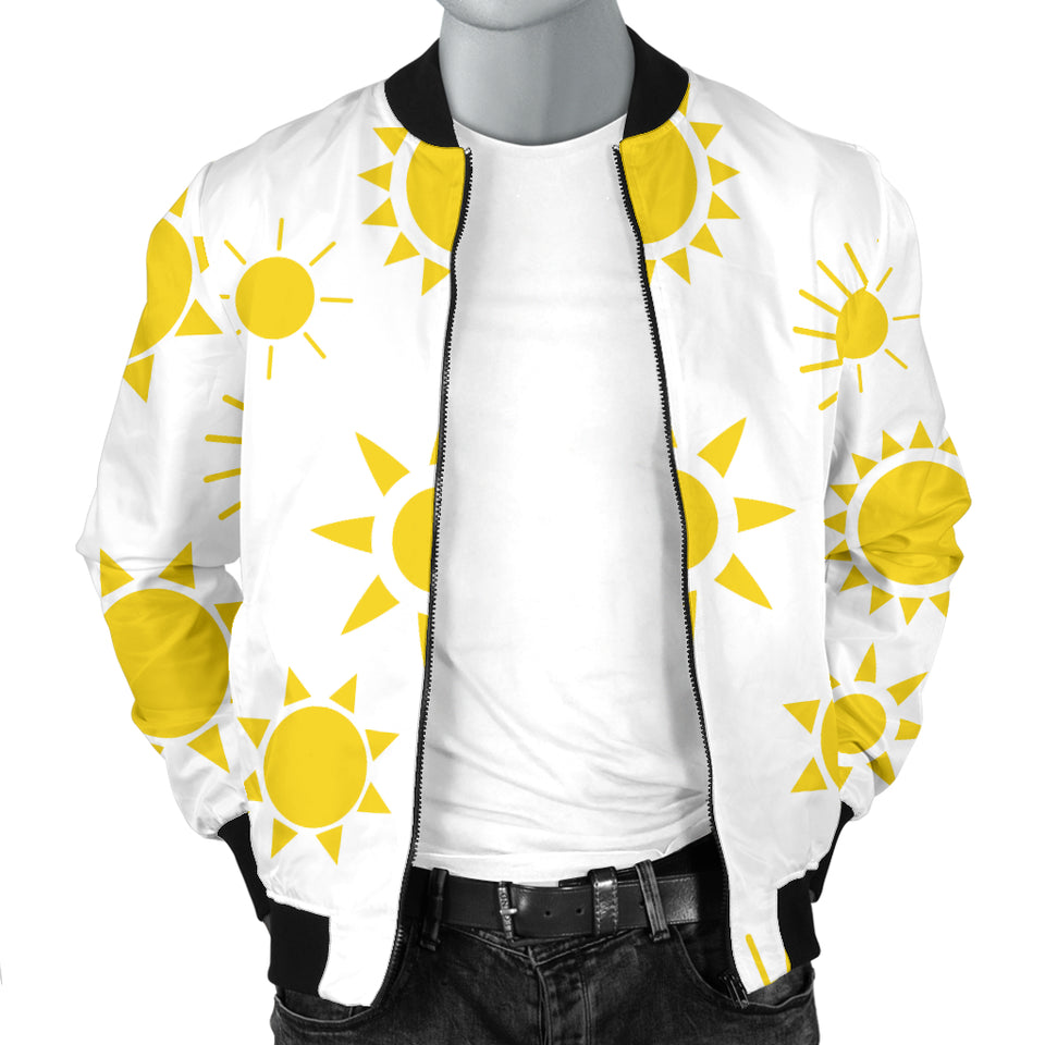 Sun Pattern Men'S Bomber Jacket