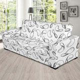 Potato Chips Pattern Print Design 04  Sofa Slipcover