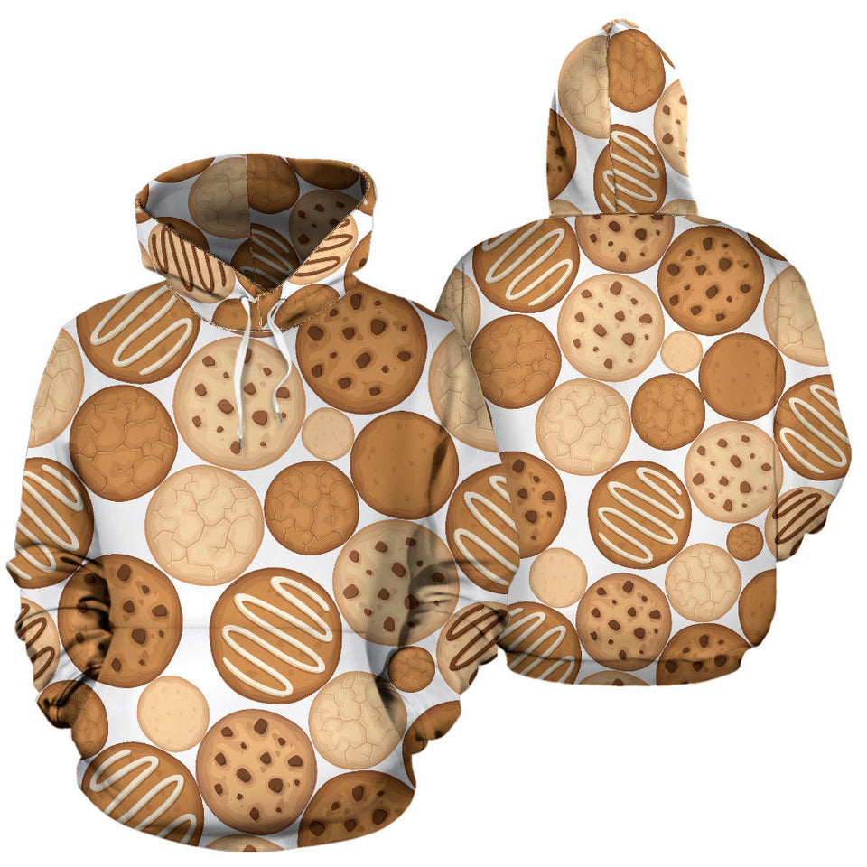 Various Cookie Pattern Men Women Pullover Hoodie