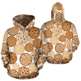 Various Cookie Pattern Men Women Pullover Hoodie