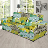 Hand Drawn Windmill Pattern Sofa Slipcover