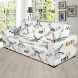 Windmill Pattern Sofa Slipcover
