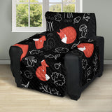 fox sleeping fox pattern Recliner Cover Protector