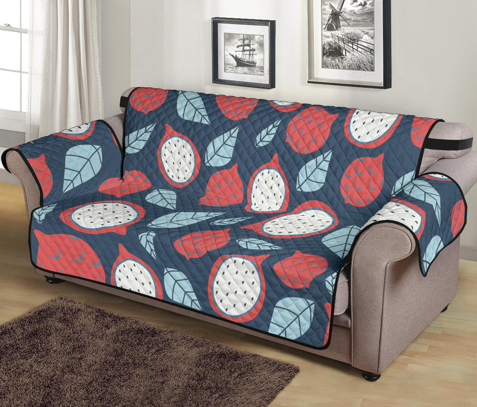 dragon fruits dark blue background Sofa Cover Protector