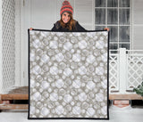 Scallop Shell Pattern Premium Quilt