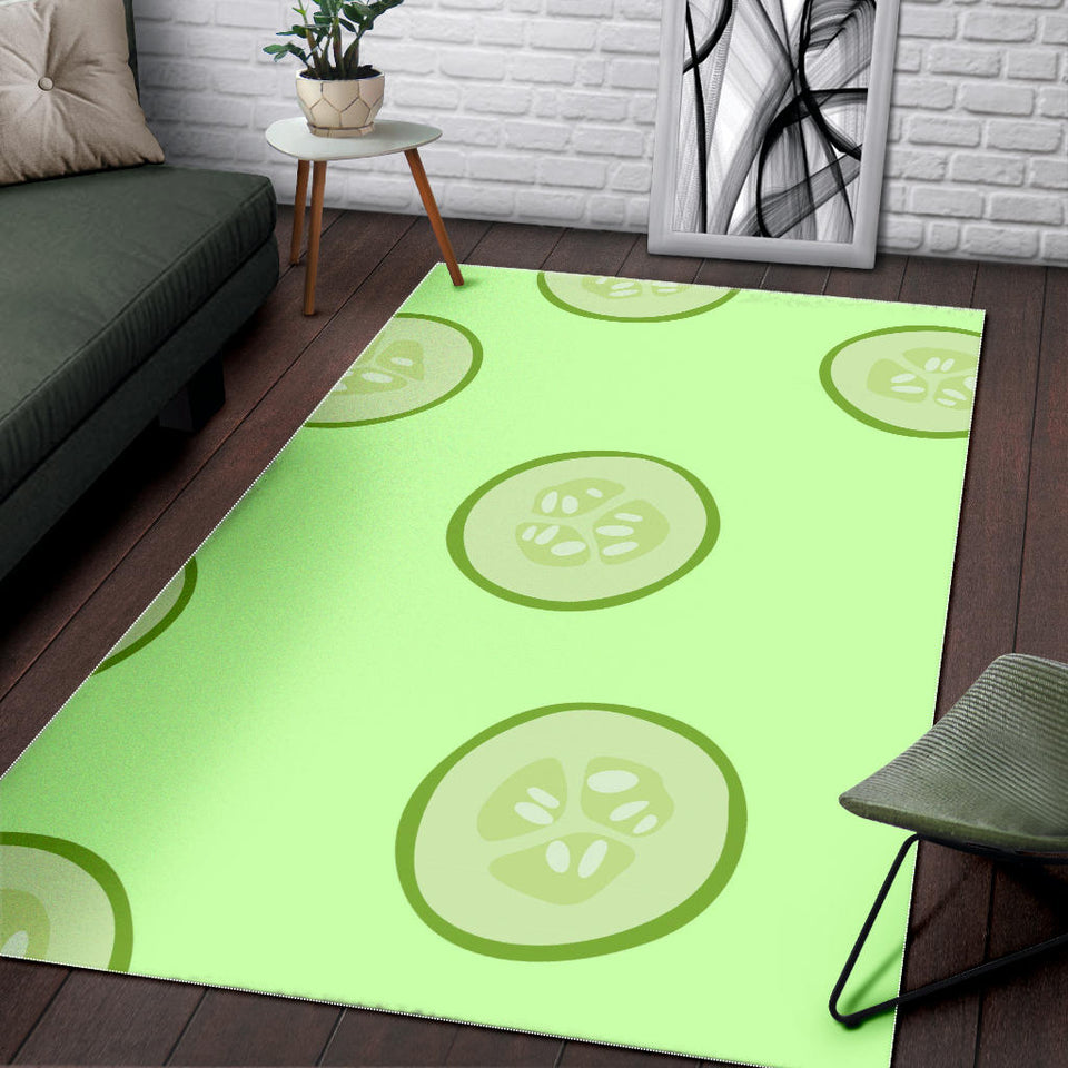 Cucumber Pattern Area Rug