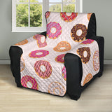 Colorful donut pattern Recliner Cover Protector
