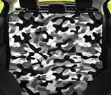Black White Camo Camouflage Pattern Dog Car Seat Covers
