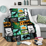 Dinosaurs Print Pattern Premium Blanket