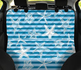 Starfish Blue Blackground Dog Car Seat Covers