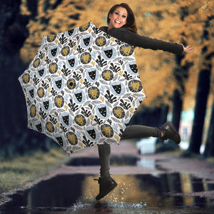 Lion Pattern Print Design 05 Umbrella