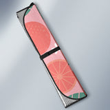 Grapefruit Leaves Flower Pink Background Car Sun Shade