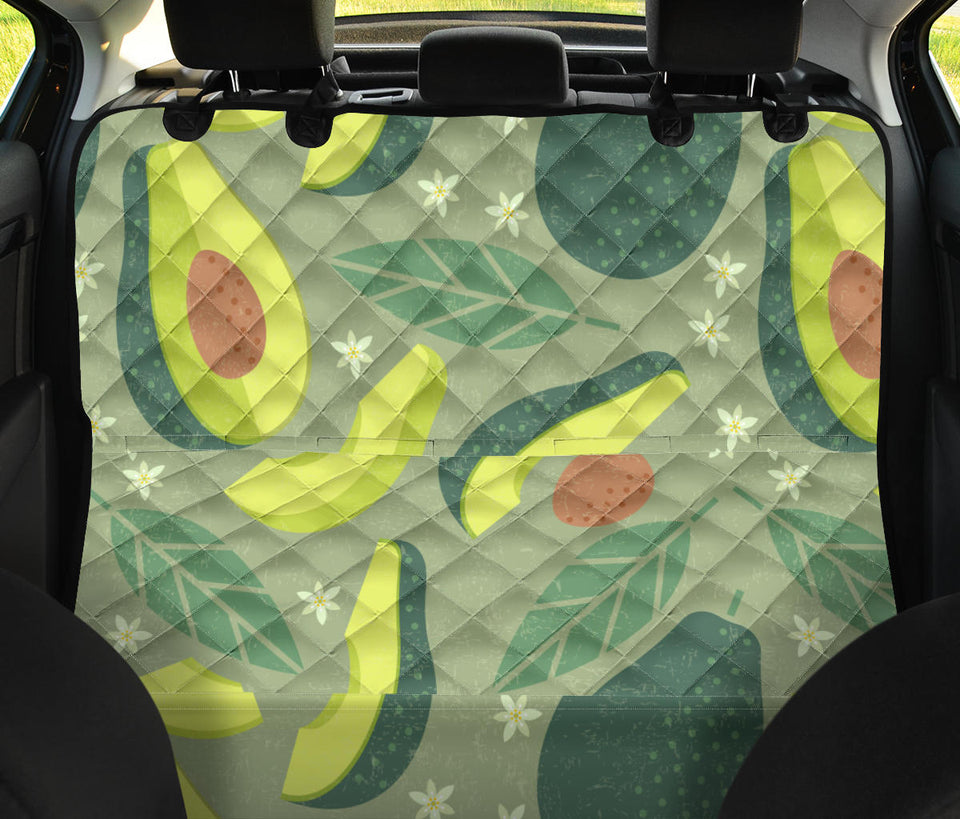 Avocado Pattern Dog Car Seat Covers