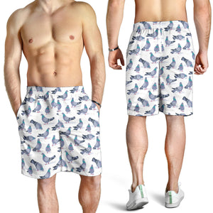Pigeon Pattern Print Design 03 Men Shorts