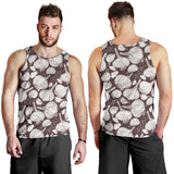 Garlic bulb dark background Men Tank Top