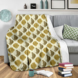 Lion Pattern Print Design 02 Premium Blanket