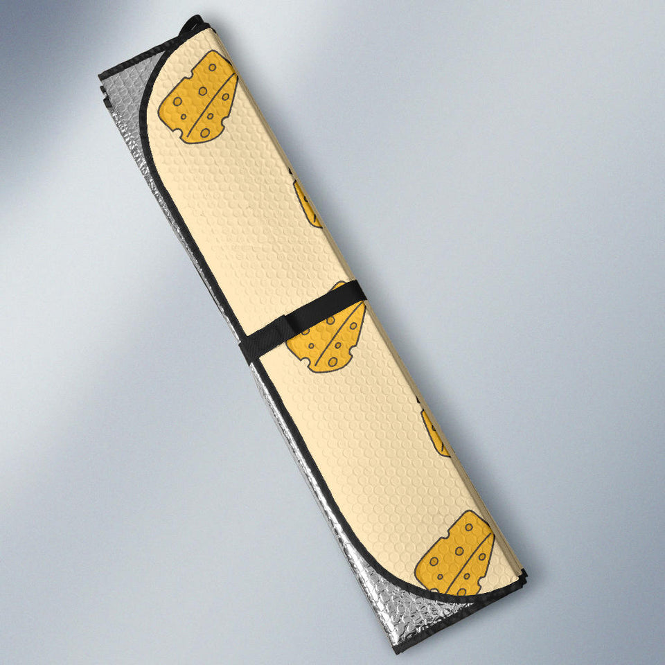 Cheese Pattern Car Sun Shade